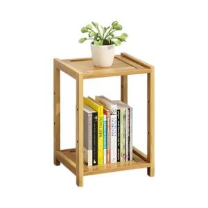 대나무 책선반 (2단) DK27장 인테리어 수납 튼튼한 간편한 진열대 생활용품