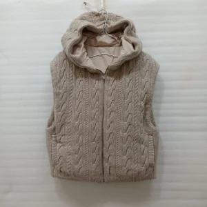 한섬 더캐시미어 순 캐시미어 니트 구스 다운 패딩 후드 집업 조끼 여성 S M 구제매니아