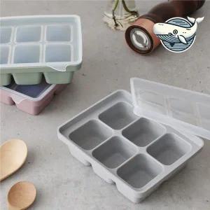 다양한 식품 보관용 실리콘 아이스 얼음틀 6구 냉장고얼음틀