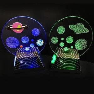 [셀러허브]태양계 행성 아크릴 그림 램프 만들기 5세트 K00247 (S31268874)