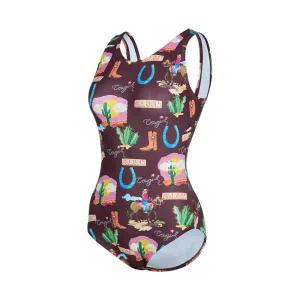 [롯데백화점]레노마 여성 웨스턴 U백 원피스 수영복 LS2F802