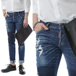 [디스퀘어드2][명품] 디스퀘어드2 파샬논워싱패치 디스 중청진_슬림핏71LB0434