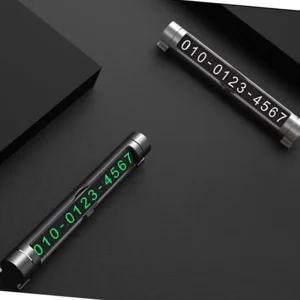 (다올)주차번호판 주차알림판 차량전화번호판 메탈듀얼 연락처