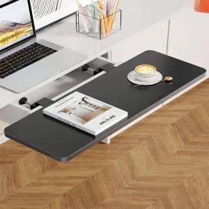 서랍형 접이식 확장 책상 테이블 노트북 데스크 선반 수납 슬라이딩