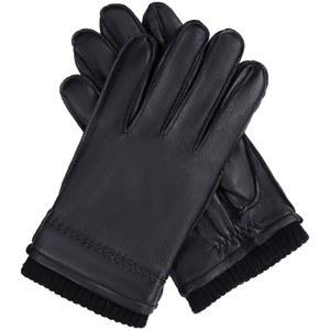 피오레토 남성 크롬 프리 가죽 드라이빙 장갑 터치스크린 따뜻한 캐시미어 울 안감 양가죽 겨울 M24002
