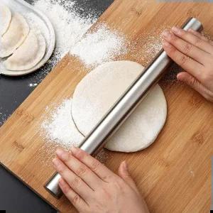 스텐반죽밀대 반죽용 베이킹용 스텐 밀대 밀가루 제빵 만두피