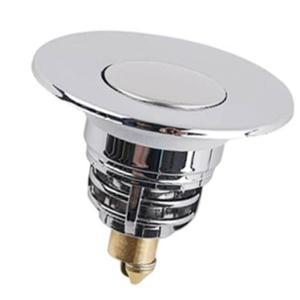 6 세면대 이지팝업 뚜껑 배수 물빠짐 화장실 오토 버튼 백색 화이트 편한설치 교체 부속 원터치 마개