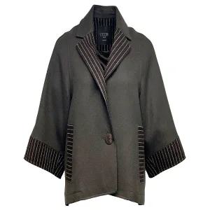 [롯데백화점]데시데 스트라이프 배색 울자켓 DOW511