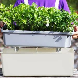 [셀러에이드]자동 급수 화분 텃밭 베란다 화단 테라스화분 테라스텃밭화분