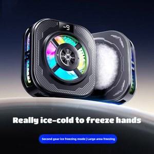 2025 NEW SL39 모바일 무소음 PUBG 게임 쿨러 마그네틱/백 클립 2 in 1 냉각 팬 방열기 (아이폰/안드로이드 겸용)