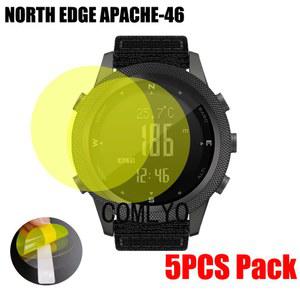 NORTH EDGE APACHE-46 화면 보호기 스마트 워치 울트라 씬 커버 HD TPU 필름용 5개