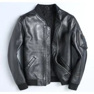 소가죽 남성 가죽점퍼 자켓 겨울 항공 가을 봄 빈티지 바이크 잠바