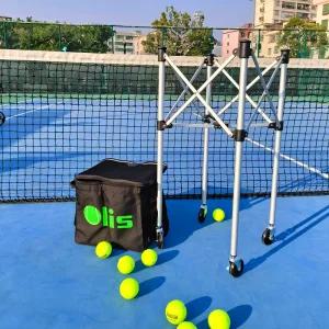 테니스 볼카트 수거 레슨 픽업 이동식 카트 수집 공줍기 180개 바구니