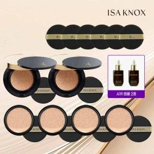 이자녹스 듀얼커버 쿠션 시즌2 프리미엄구성 (본품2+리필4+퍼프6+앰플2)