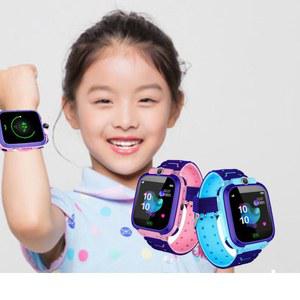 새로운 Q12 어린이 스마트워치 SOS 전화 시계, SIM 카드 사진 방수 IP67 기능 탑재, 아이OS 및 안드로이드 폰용 스마트 시계