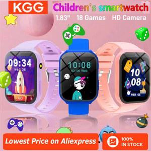 2025년형 어린이 스마트워치 18가지 게임 1.83인치 HD 카메라 걸음 수 측정 손전등 수면 모니터링 알람 시계 선물