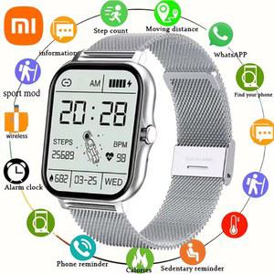 샤오미 스마트워치 2.01인치 HD 디스플레이, 전화 수신/발신, 메시지 미리보기, 스포츠 모드, DIY 다이얼, 날씨 예보, 남녀공용, 2025년 신제품