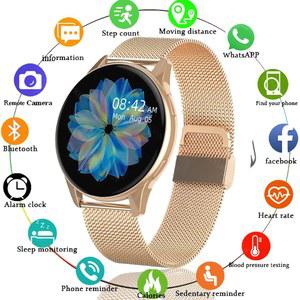 남성과 여성을위한 라운드 스마트 시계 피트니스 트래커 Smartwatch Android iOS와 호환 어린이를위한 할로윈 크리스마스 선물