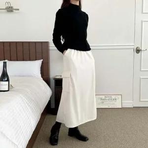 골덴 인기 란치 YCD 카고 스커트