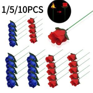 용접봉5/10PCS 토치-꽃-장미-불 마술 트릭 특수  불꽃 나타나는 꽃 전문 바 환상 소품