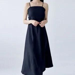 롱 인기 백트임 원피스 홀터넥 감성 나시 원피스 비치