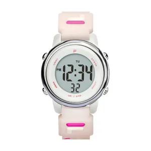 휠라 38-218-003 여성 어린이 실리콘 밴드 전자 손목 시계