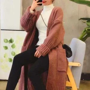 자켓 롱 가디건 정장 왕포켓