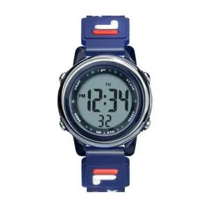 휠라 38-218-006 여성 어린이 실리콘 밴드 전자 손목 시계