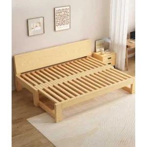 형 소파베드 와이드 원목 침대 쇼파 매트리스 프레임