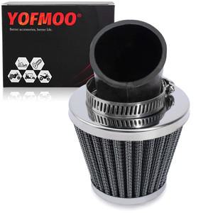 에어 필터 클리너 45 도 각도 50cc 110cc 125cc 200cc ATV 피트 바이크 GY6 1.5 인치 38mm 40mm