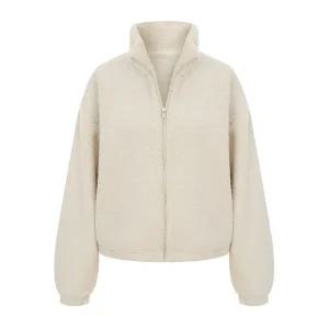 [샐리] 뽀글이후리스밴딩집업점퍼_I5D-IJP006