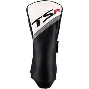 Titleist TSR 가죽 하이브리드/레스큐 헤드커버, 블랙 / 화이트 레드