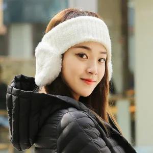 [hat'scompany]귀마개 골프 스키 퍼 귀도리 니트 헤어밴드 겨울 방한 귀덮개 골프밴드릴리