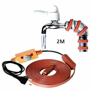 겨울철 열감지 센서 수도 동결 방지기 2m 동파 방지 온도조절기 유입 감지기 제어 장치