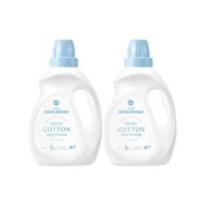 그린핑거 유아 신생아 섬유 유연제 코튼향 1.4L 2개