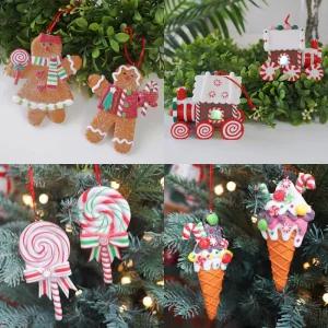 [에스에스리빙]크리스마스 트리 오너먼트 트리장식 데코 장식볼 쿠키 막대사탕 LED과자기차