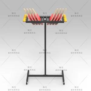 탁구라켓 거치대 스탠드 라켓 보관대 정리 볼 검정색 탁구채 걸이 진열대