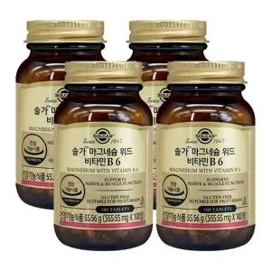 [기타]솔가 마그네슘 위드 비타민 B6 100정X4개_23275466_672009