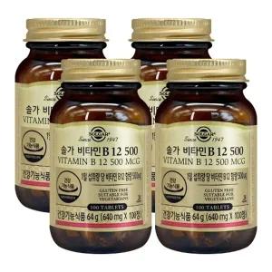 [기타]솔가 비타민B12 500 640mgX100정X4개_23275461_672009