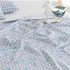 여름 아이 시원한 홑이불 120cm 순면 아기