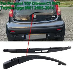 푸조 호환 107 시트로엥 C1 MK1 toyota 호환 Aygo 2005-2014 후면 와이퍼 암 블레이드 앞 유리 윈드 스크린