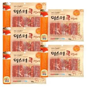 강아지 영양 간식 훈제 연어 혼합 져키 스낵