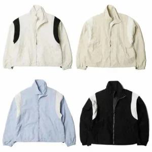 배색라인 포인트 초경량 자켓 봄자켓 스타일