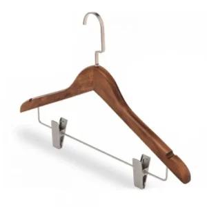 클래식 집게 상하의 원목 옷걸이 남녀 정장장옷걸이 나무옷걸이 원목옷걸이 정장옷걸이