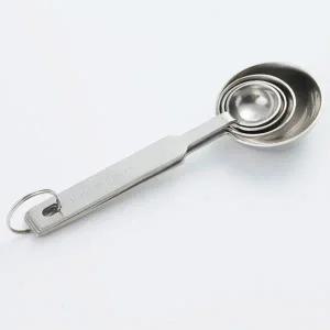 [콩심팥심]이유식 계량스쿱 4종 실버 분유 계량스푼 알맞은 스푼