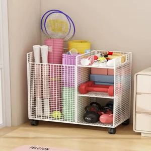 요가매트 정리대 폼롤러 선반 이동식 요가 스탠드