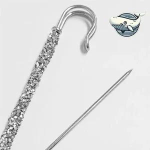 우아한 큐빅 장식 브로치 핀 대형 이쁜 포인트