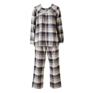 [갤러리아] [커플]세련된 면 기모 선염 체크 파자마 남.녀 택1 (WPA5485WM)