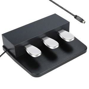 방지 댐퍼 휴대용 서스테인 미끄럼 유닛 피아노 보드 키보드 P95 블랙 3페달 호환되는 디지털 키보드 전기 P85 소스테누토 소프트 P105 P48 P115 페달용