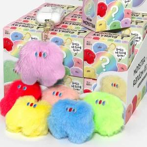 몬스터 인형 랜덤 키링 1EA 가방 파우치 에어팟 열쇠고리 털복숭이 가챠 뽑기